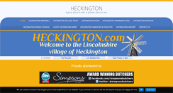 Desktop Screenshot of heckington.com